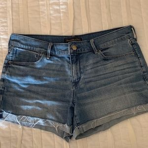 A&F Light Denim Shorts